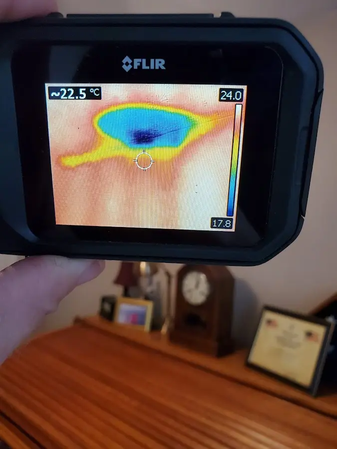 Thermal imaging inspection for water damage in Boulder City